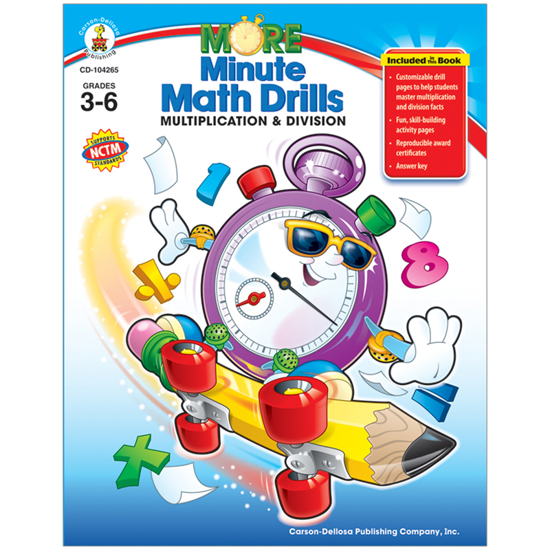 Minute Math Drills Multiplication
