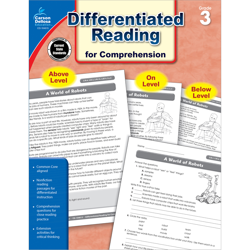 Book 3 Differentiated Reading For