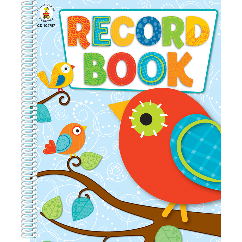 (3 Ea) Boho Birds Record Book