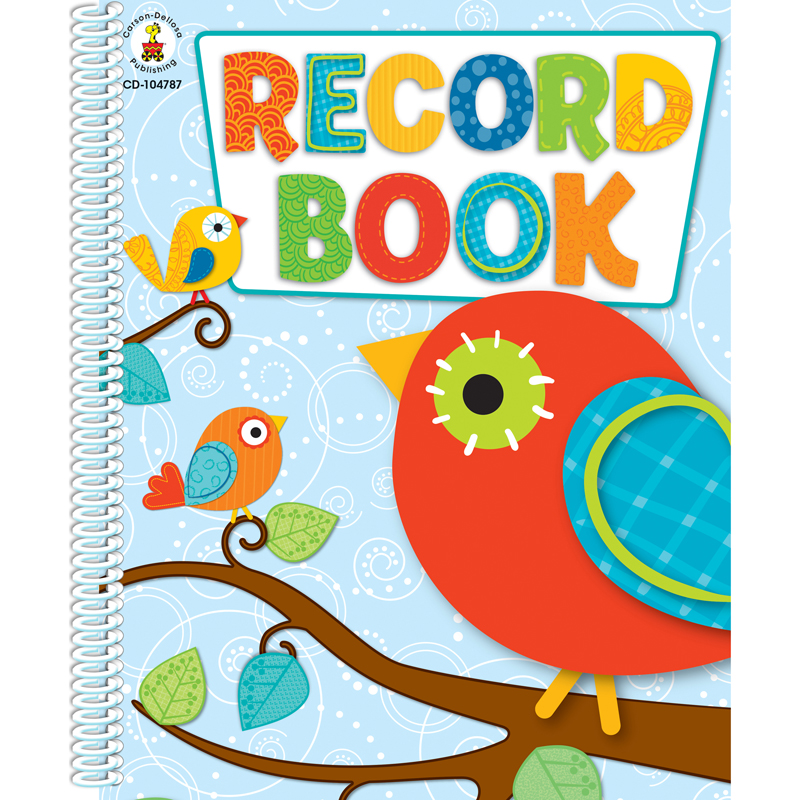 Boho Birds Record Book