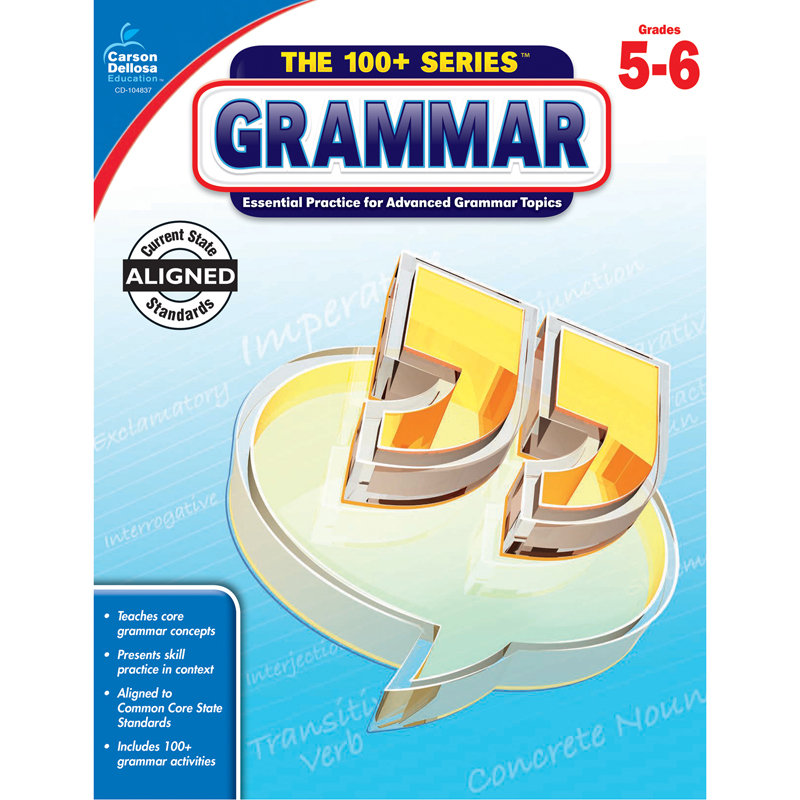 100 Plus Grammar Workbook Gr 5-6