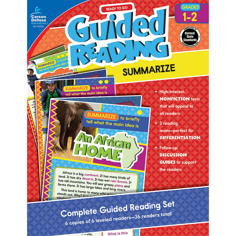Guided Reading Summarize Gr 1-2
