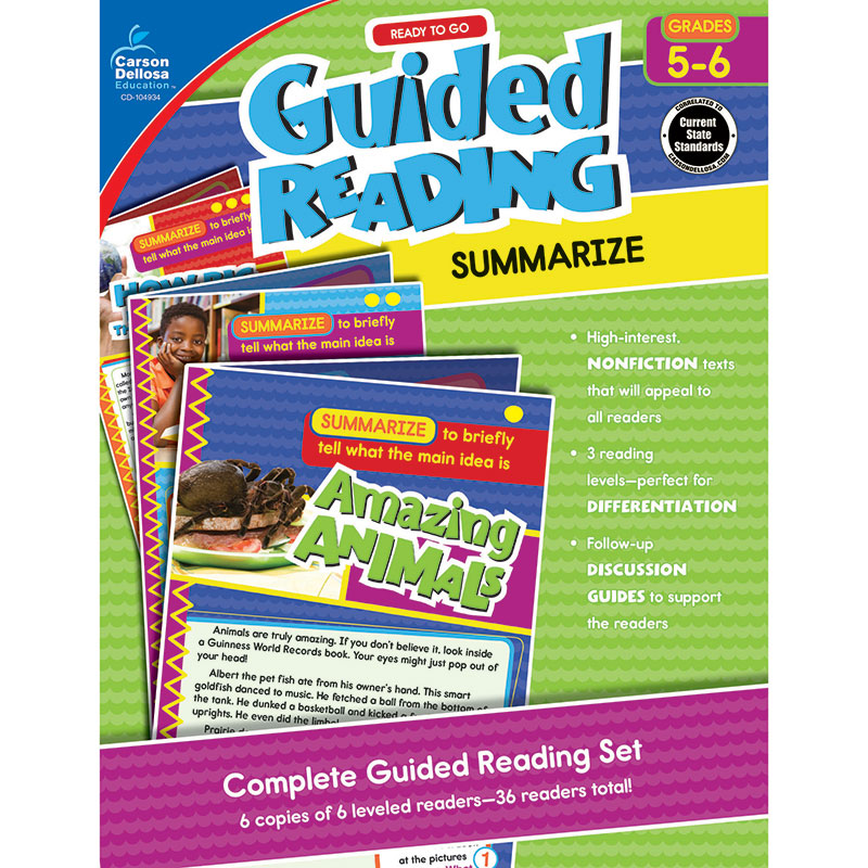 Guided Reading Summarize Gr 5-6