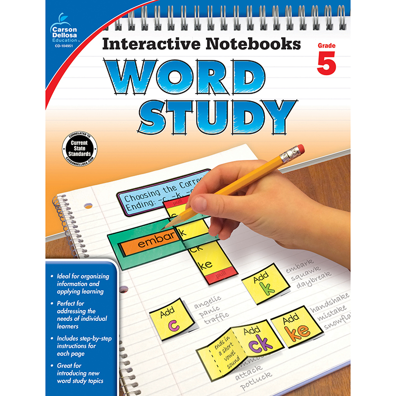 Word Study Book Grade 5