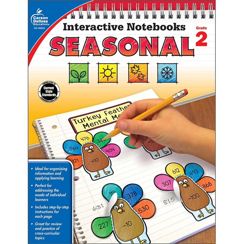 Interactive Notebooks Seasonal Gr 2