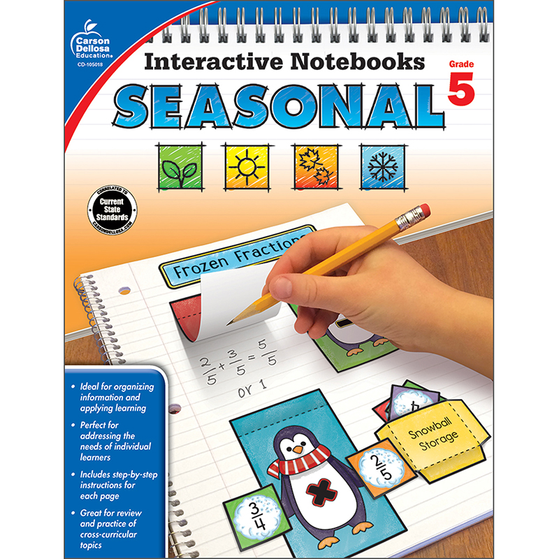 Interactive Notebooks Seasonal Gr 5