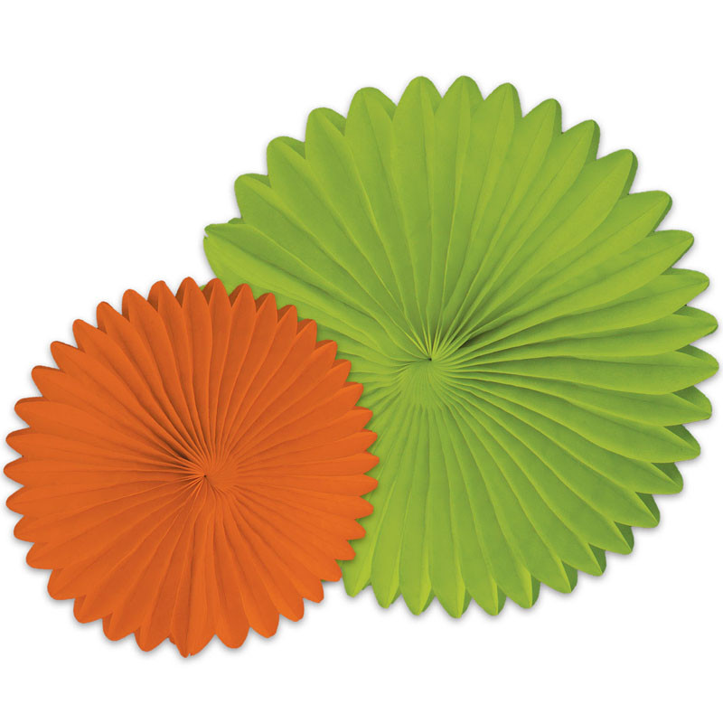 Orange And Lime Fans