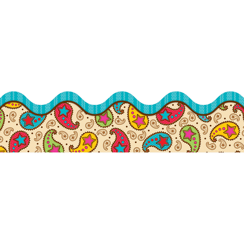 (6 Pk) Paisley Power Border