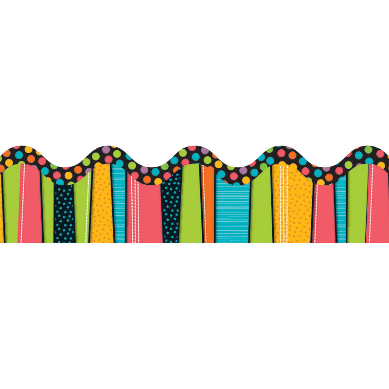 (6 Pk) Stylin Stripes Border