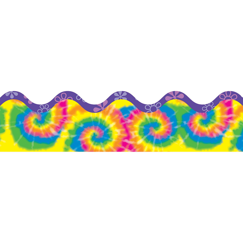 (6 Pk) Timeless Tie Dye Border