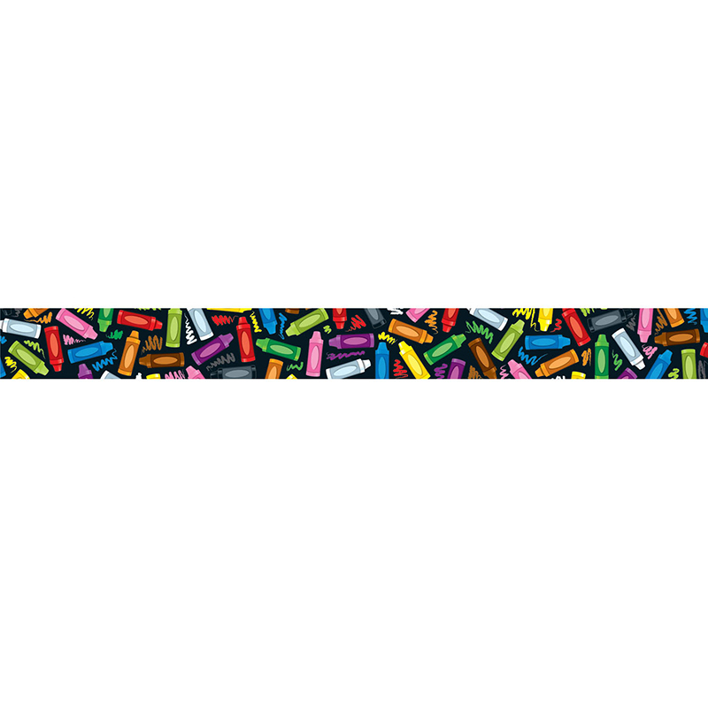 (6 Pk) Crayons Border