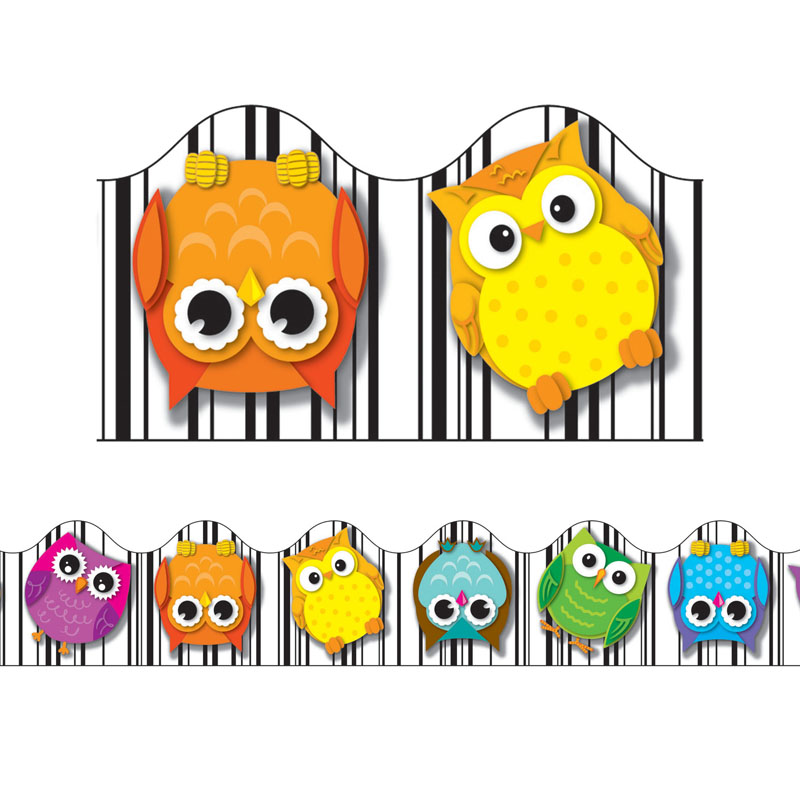 Colorful Owls Strips