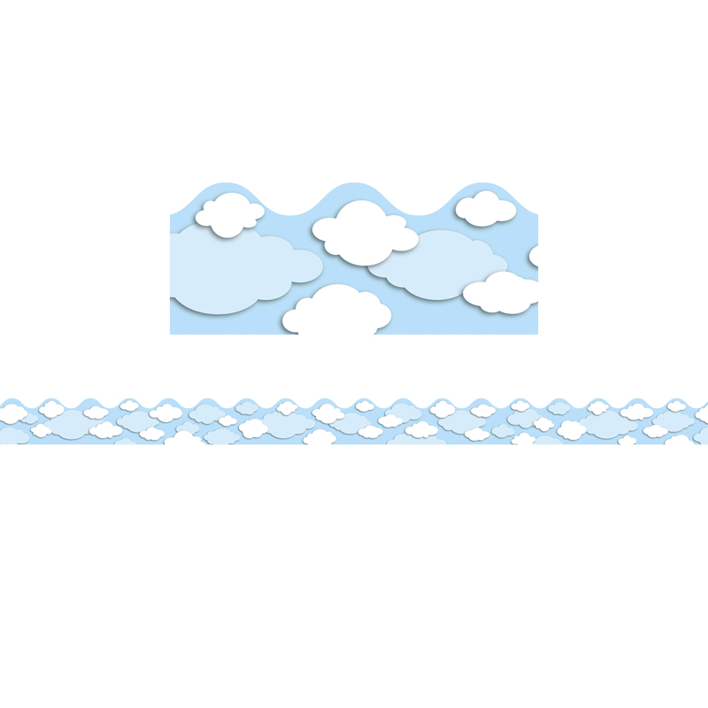 Clouds Scalloped Border