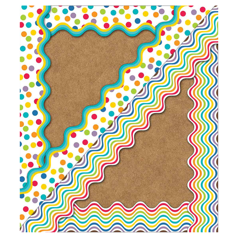 Color Me Bright Border Scalloped