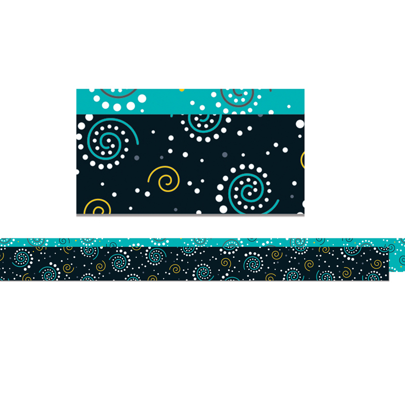 Black White & Bold Border Straight