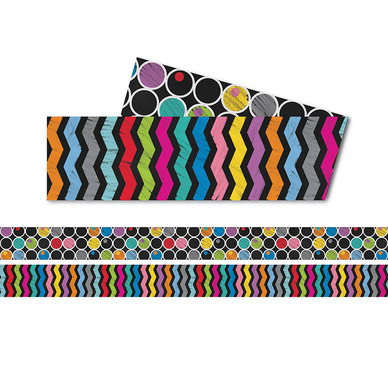 Colorful Chalkboard Straight
