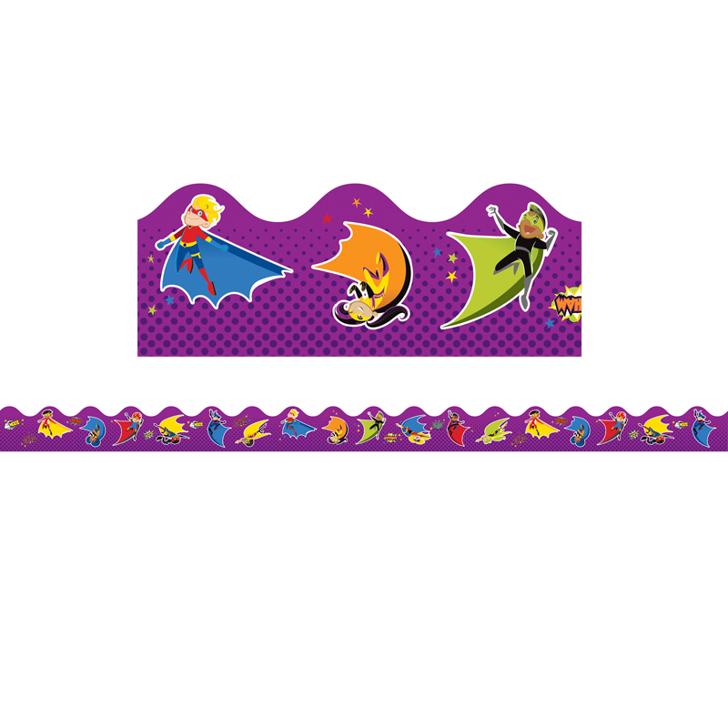 Super Power Super Kids Scalloped