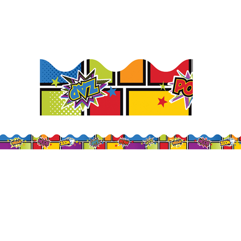 (6 Pk) Super Power Bursts Scalloped