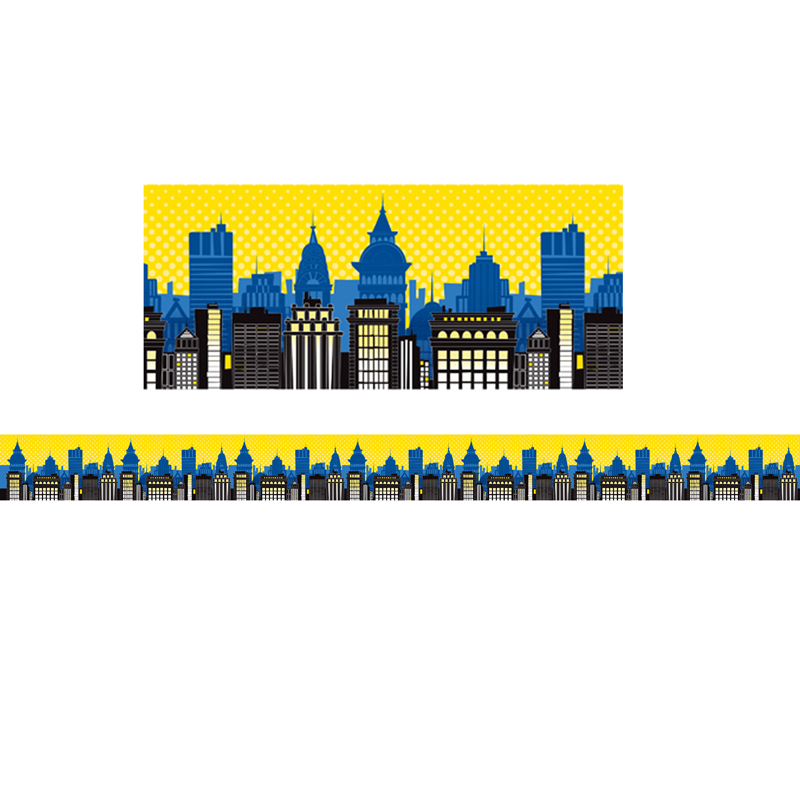 Super Power Skyline Straight Border