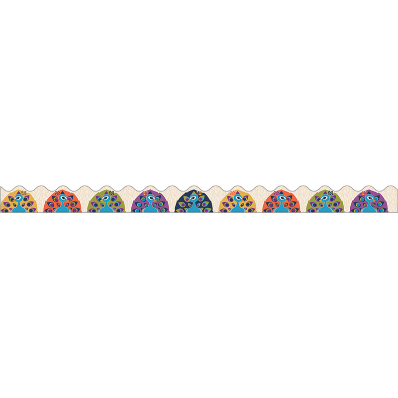(6 Pk) You-Nique Peacocks Scalloped