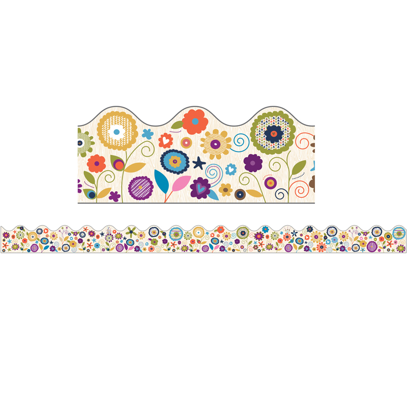 (6 Pk) You-Nique Flowers Scalloped