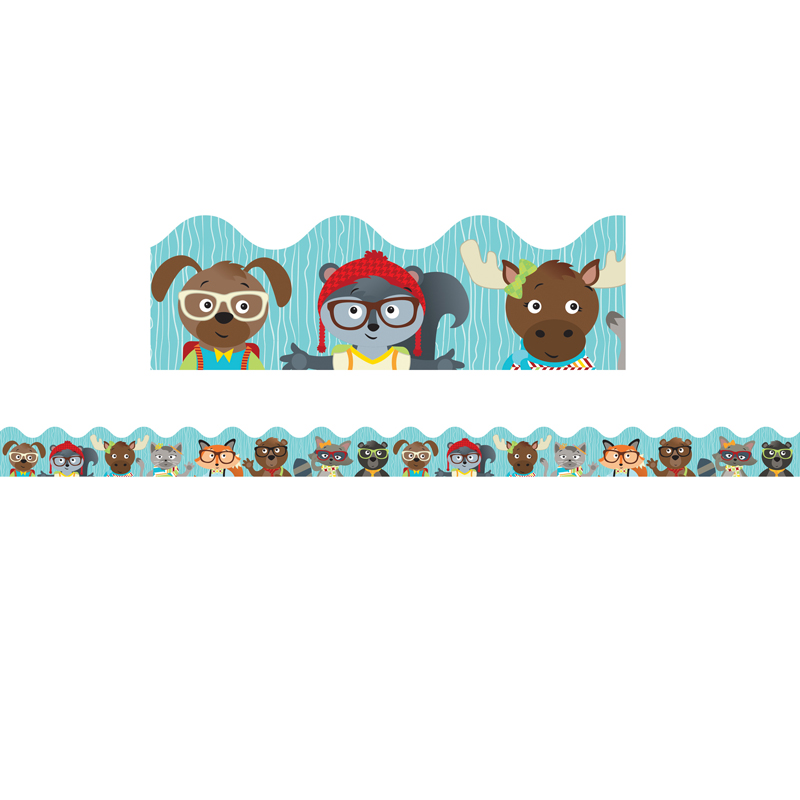 Hipster Pals Scalloped Borders