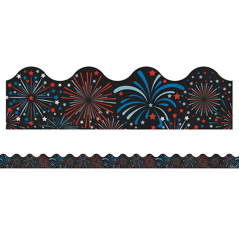Fireworks Scalloped Borders