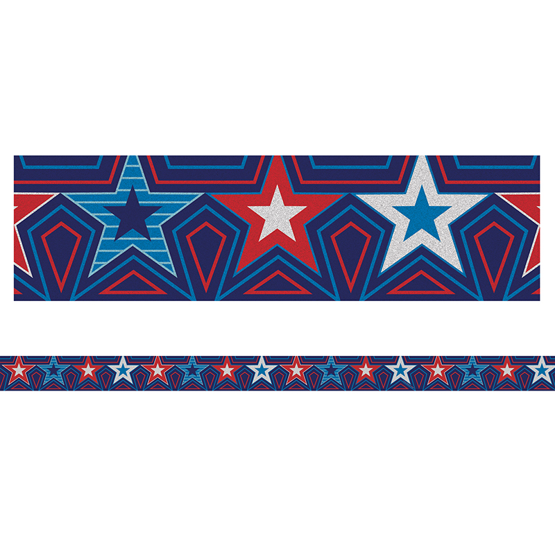 Star Spangled Straight Borders