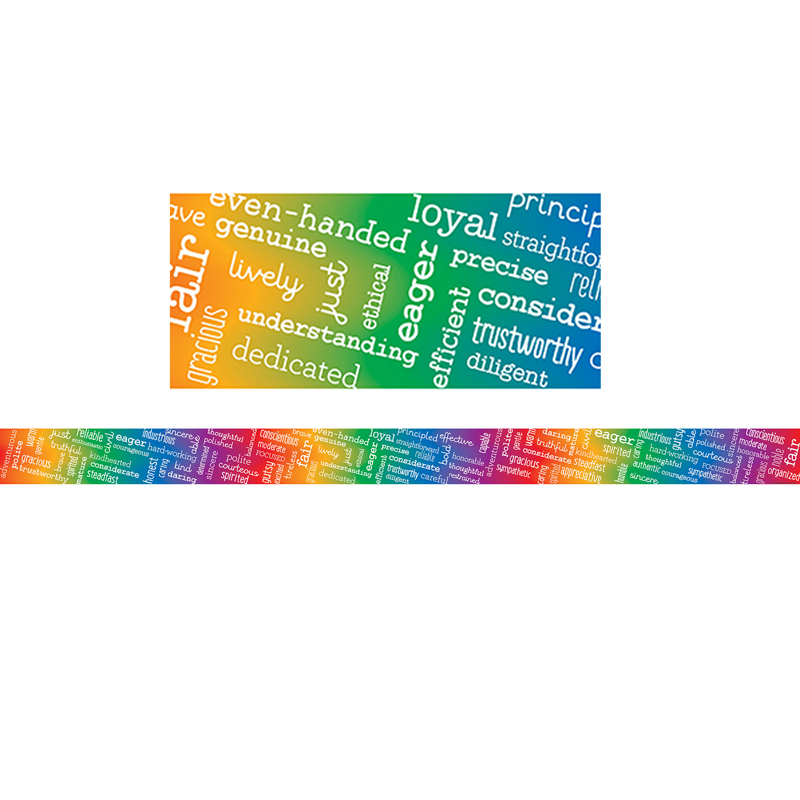 Positive Character Traits Borders