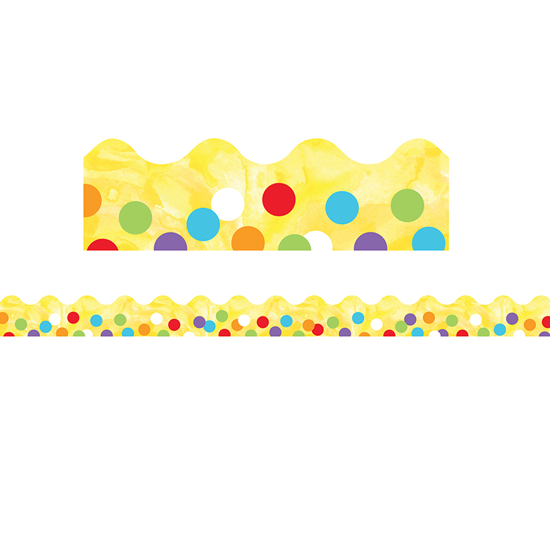 Confetti Scalloped Border