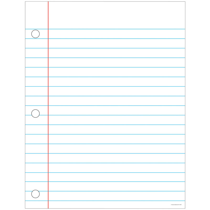 Chart Notebook Paper 17x22