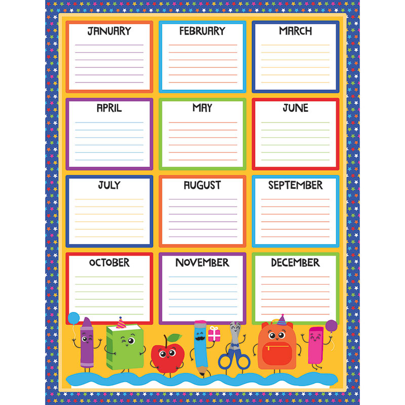 Birthday Chartlet Gr Pk-5