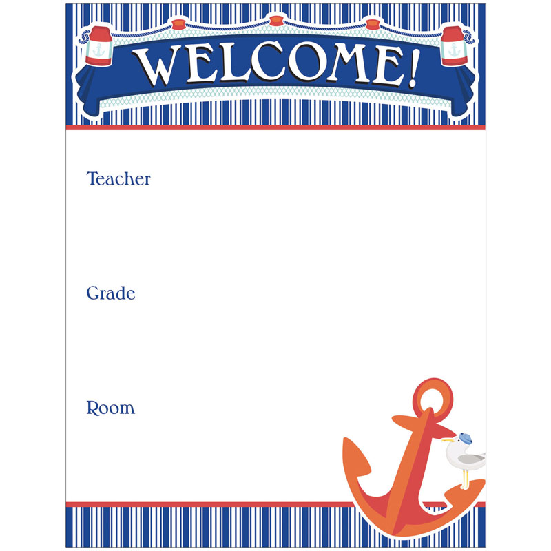 Welcome Chartlet Gr Pk-8