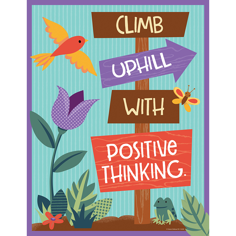 Climb Uphill Positive Think Chart