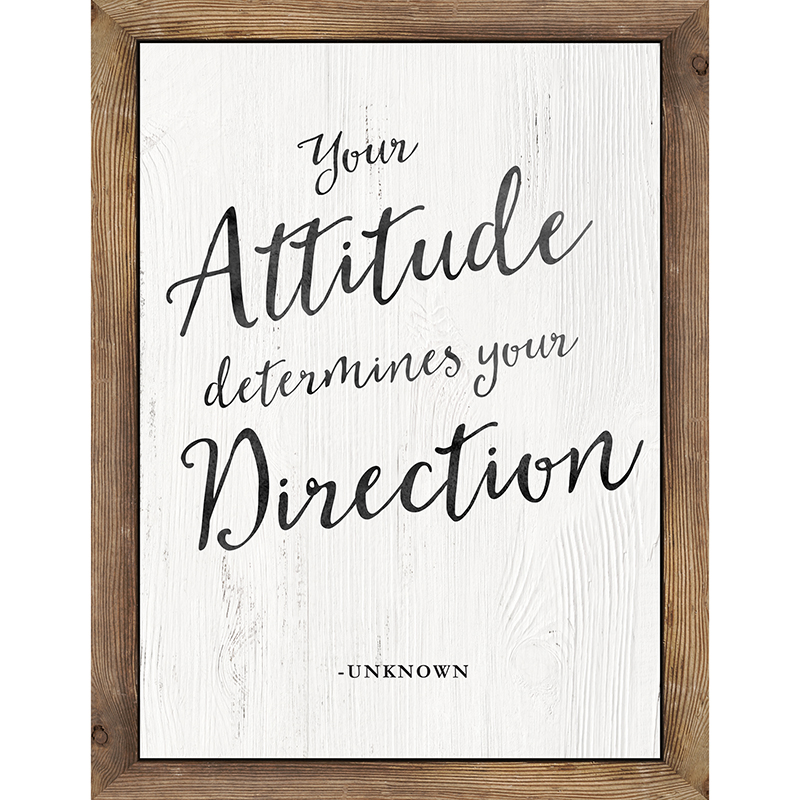 Industrial Chic Your Attitude Chart