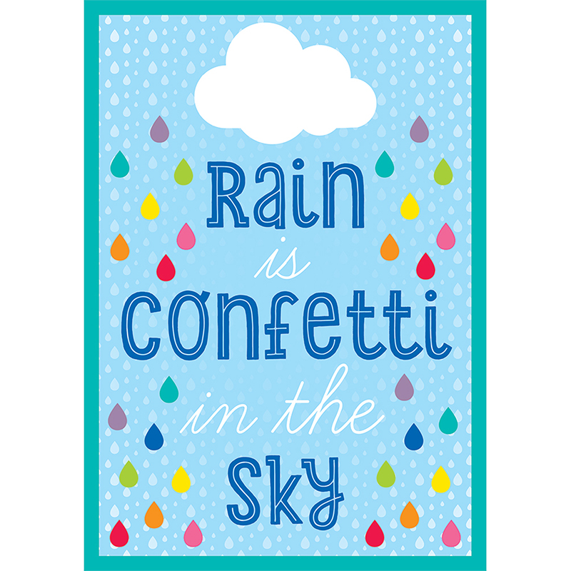 Rain Is Confetti In The Sky Chart