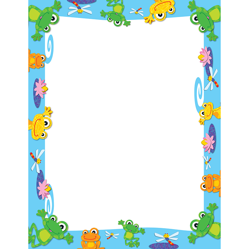 (6 Pk) Funky Frogs Computer Paper