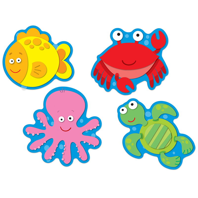 (6 Pk) Sea Life Accents