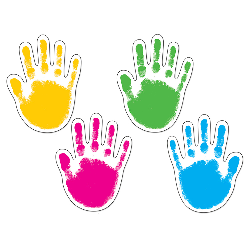 (6 Pk) Handprints Accents