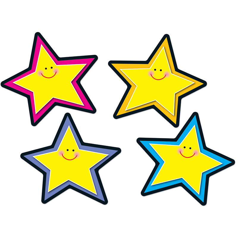 (6 Pk) Stars Accents 36 Per Pk