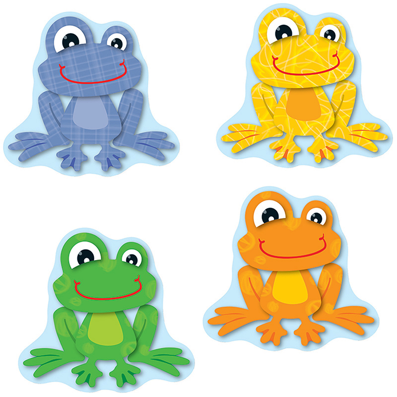 (6 Pk) Funky Frogs Cut Outs