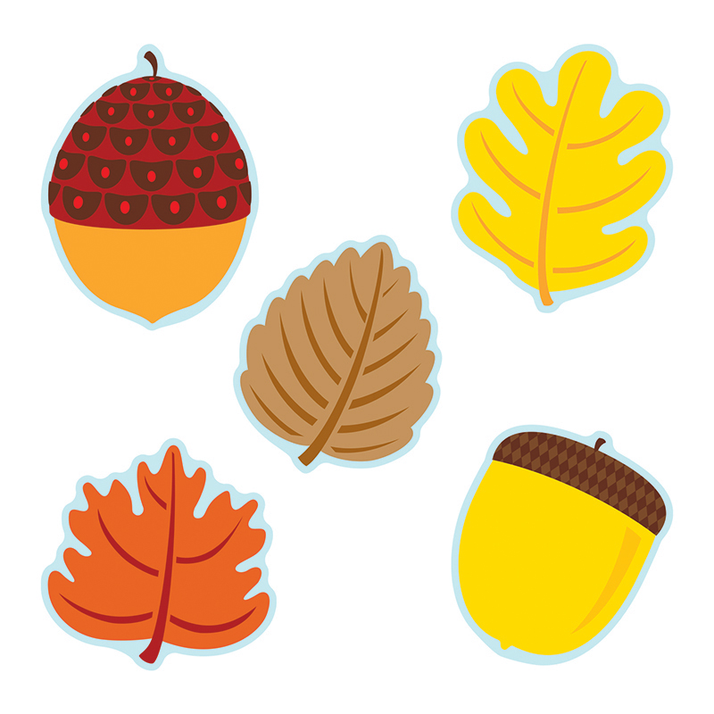 (6 Pk) Leaves & Acorns Cut Outs