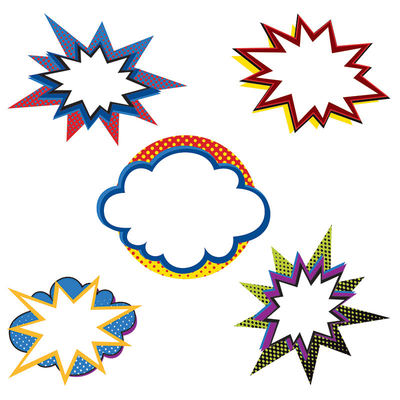 Super Power Bursts Cut Outs