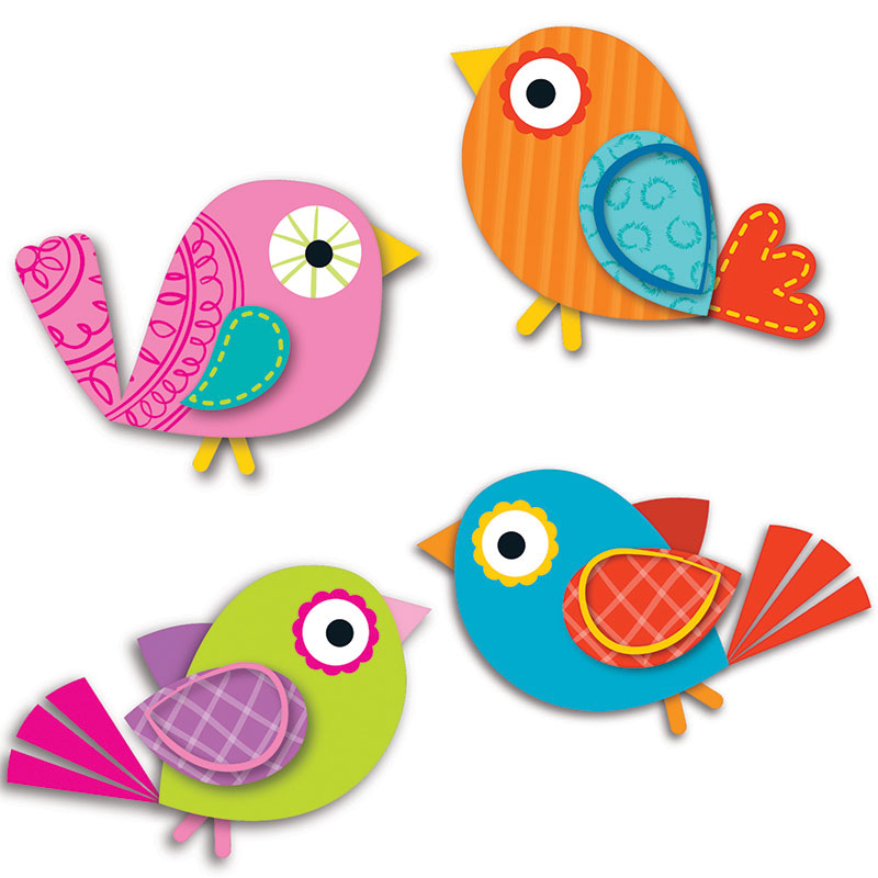 Boho Birds Cut Outs