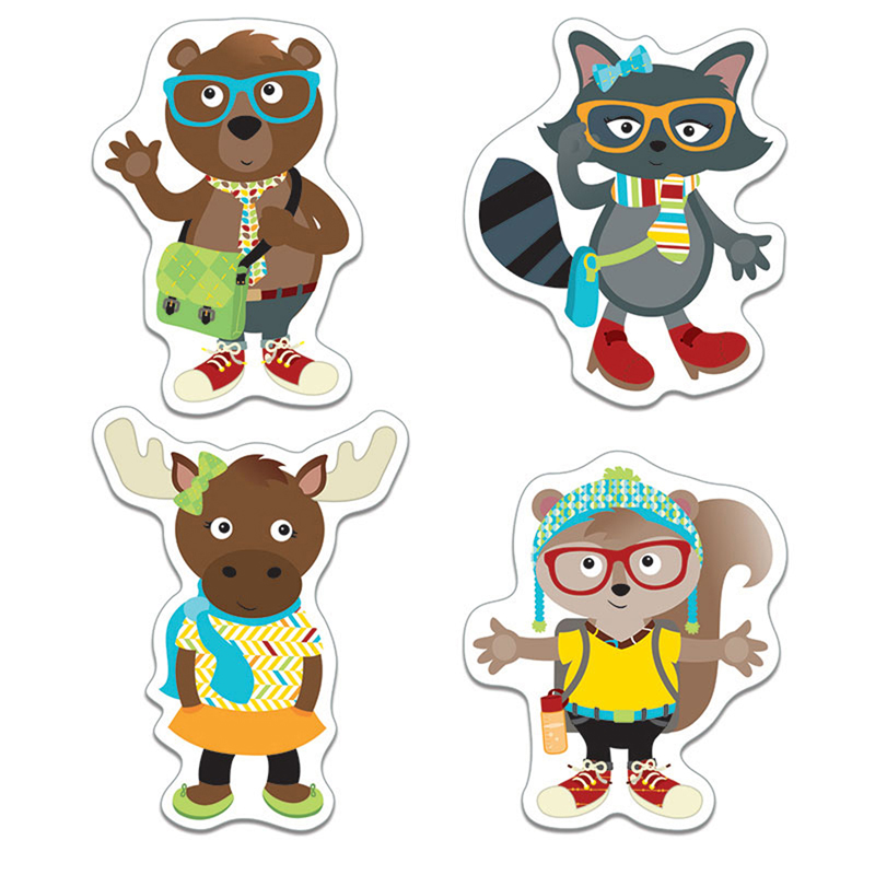 Hipster Pals Cut Outs