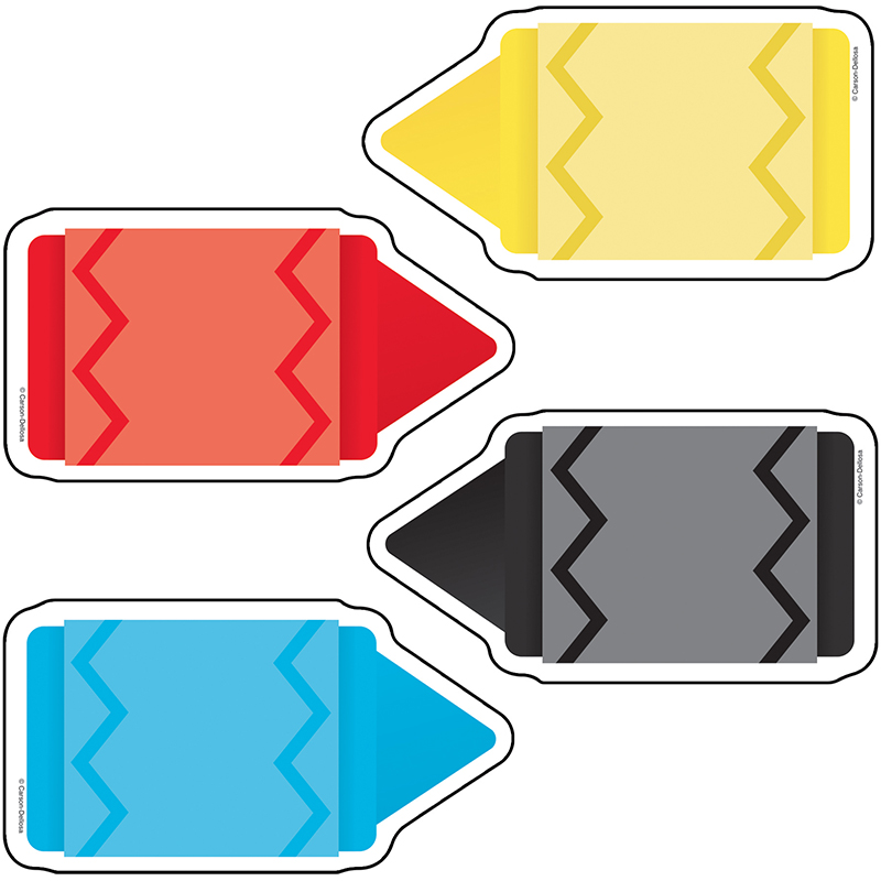 Colorful Cutouts Chunky Crayons
