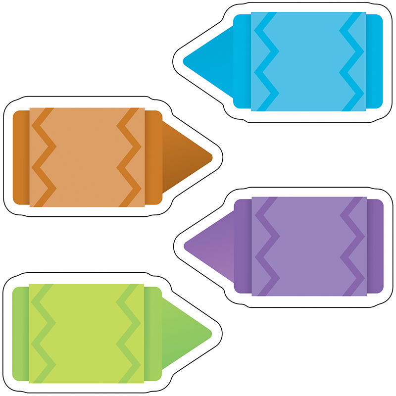 Colorful Cutouts Mini Chunky Crayon
