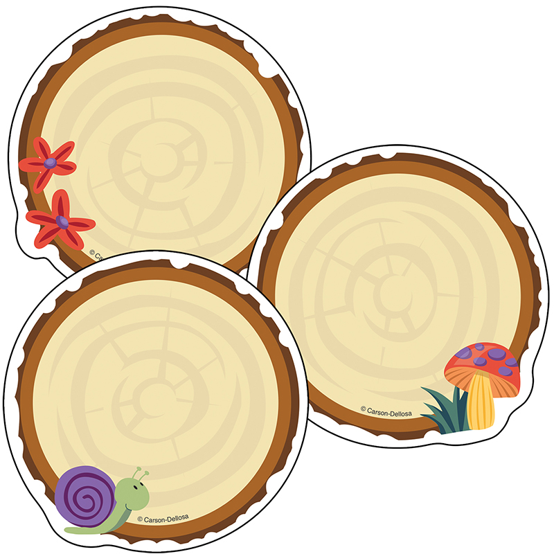 Nature Colorful Cutouts Wood Slices
