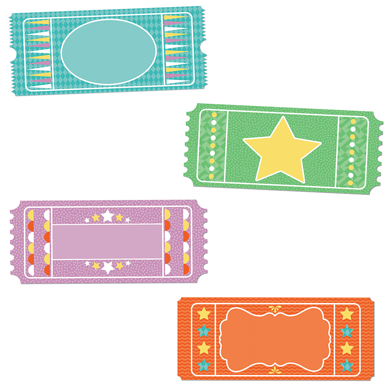 Tickets Cutout Asst Gr Pk-5