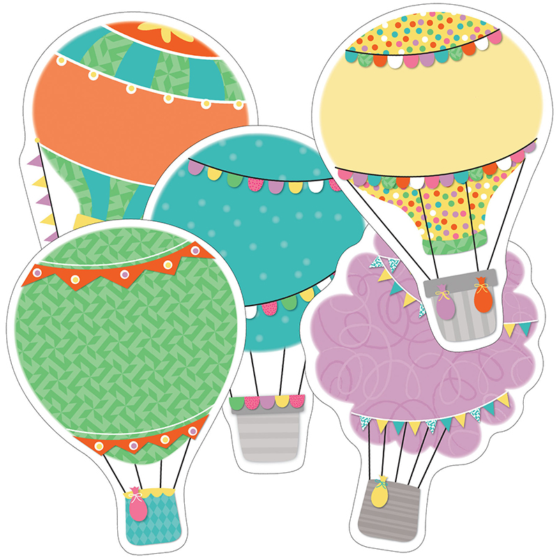 Hot Air Balloon Cutout Asst Gr Pk-5